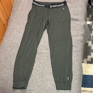 Smartwool Merino 250 Green-Charcoal Joggers